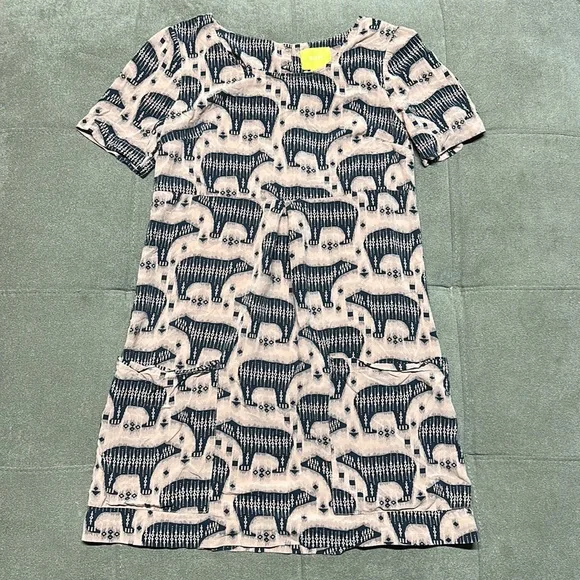 🐻🐻Anthropologie Maeve Zola Bear Dress 🐻🐻 - Picture 3 of 12